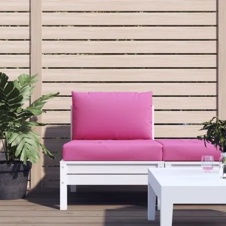 Palettenkissen 2 Stück rosa Oxford-Stoff von vidaXL, Kissen für Stühle und Sofas - Ref: Foro24-361771, Preis: 37,30 €, Rabatt: %