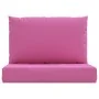 Palettenkissen 2 Stück rosa Oxford-Stoff von vidaXL, Kissen für Stühle und Sofas - Ref: Foro24-361771, Preis: 37,30 €, Rabatt: %