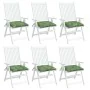 Chair cushions 6 pcs fabric leaf print 50x50x7 cm by vidaXL, Cushions for chairs and sofas - Ref: Foro24-361557, Price: 49,63...