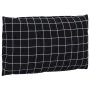 Cushions for pallets, 3 pieces, black checkered Oxford fabric by vidaXL, Cushions for chairs and sofas - Ref: Foro24-361786, ...