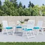 Chair cushions 4 pcs Turquoise Oxford fabric 50x50x7 cm by vidaXL, Cushions for chairs and sofas - Ref: Foro24-361562, Price:...