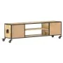 Mueble de TV de madera maciza de mango 130x30x39 cm de vidaXL, Muebles TV - Ref: Foro24-286377, Precio: 189,63 €, Descuento: %