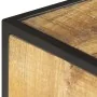 Mueble de TV de madera maciza de mango 130x30x39 cm de vidaXL, Muebles TV - Ref: Foro24-286377, Precio: 189,63 €, Descuento: %