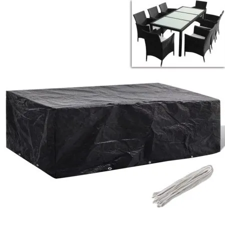 Gartenmöbelabdeckung 8 Ösen 300x140x90 cm von vidaXL, Abdeckungen für Gartenmöbel - Ref: Foro24-41642, Preis: 24,13 €, Rabatt: %