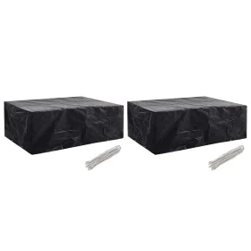 Garden furniture covers 2 units 8 eyelets 242x162x100 cm by vidaXL, Garden furniture covers - Ref: Foro24-279131, Price: 41,6...