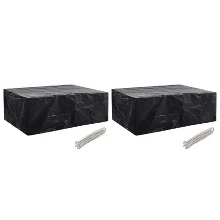 Garden furniture covers 2 units 8 eyelets 242x162x100 cm by vidaXL, Garden furniture covers - Ref: Foro24-279131, Price: 41,5...