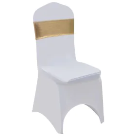 Elastischer Stuhlschleifen 25 Stück mit goldenem Diamantverschluss von vidaXL, Abdeckungen - Ref: Foro24-133579, Preis: 41,13...