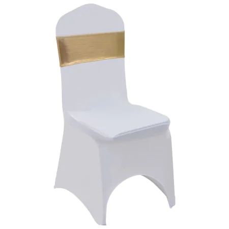 Elastischer Stuhlschleifen 25 Stück mit goldenem Diamantverschluss von vidaXL, Abdeckungen - Ref: Foro24-133579, Preis: 41,13...