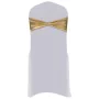 Elastischer Stuhlschleifen 25 Stück mit goldenem Diamantverschluss von vidaXL, Abdeckungen - Ref: Foro24-133579, Preis: 41,13...
