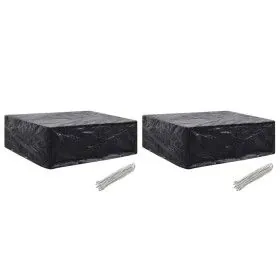 Garden furniture covers 2 pcs 8 eyelets 250x210x90 cm by vidaXL, Garden furniture covers - Ref: Foro24-279132, Price: 49,21 €...