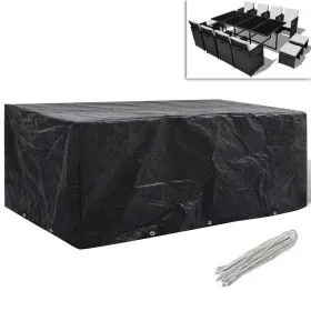 Abdeckung für Gartenmöbel 8 Ösen 229x113x73 cm von vidaXL, Abdeckungen für Gartenmöbel - Ref: Foro24-41639, Preis: 19,59 €, R...
