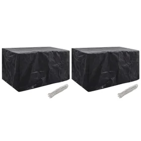 Gartenmöbelabdeckungen 2 Stück 8 Ösen 180x70x90 cm von vidaXL, Abdeckungen für Gartenmöbel - Ref: Foro24-279129, Preis: 27,60...