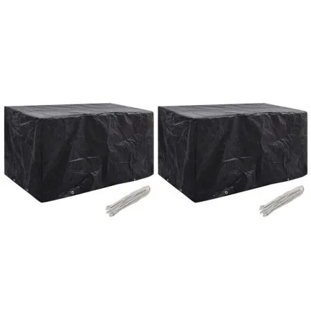 Gartenmöbelabdeckungen 2 Stück 8 Ösen 180x70x90 cm von vidaXL, Abdeckungen für Gartenmöbel - Ref: Foro24-279129, Preis: 27,60...
