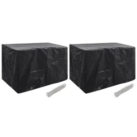 Gartenmöbelabdeckung 2 Stück 8 Ösen 140x70x90 cm von vidaXL, Abdeckungen für Gartenmöbel - Ref: Foro24-279128, Preis: 24,24 €...