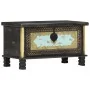 Black mango wood storage trunk 80x40x45 cm by vidaXL, Storage trunks - Ref: Foro24-286396, Price: 215,57 €, Discount: %