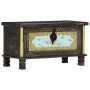 Black mango wood storage trunk 80x40x45 cm by vidaXL, Storage trunks - Ref: Foro24-286396, Price: 215,57 €, Discount: %