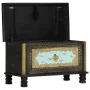 Black mango wood storage trunk 80x40x45 cm by vidaXL, Storage trunks - Ref: Foro24-286396, Price: 215,57 €, Discount: %