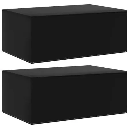 Fundas de muebles de jardín 2 uds 12 ojales 225x143x90 cm by vidaXL, Garden furniture covers - Ref: Foro24-3082841, Price: 35...