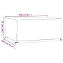 Gartenmöbel Abdeckungen 2 Stück 8 Ösen rechteckig 160x120x75 cm von vidaXL, Abdeckungen für Gartenmöbel - Ref: Foro24-3155345...