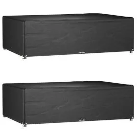 Fundas muebles jardín 2 uds 12 ojales rectangular 227x152x65 cm de vidaXL, Fundas para muebles de jardín - Ref: Foro24-315535...