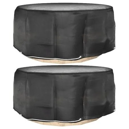 Abdeckungen für Gartenmöbel 2 Stück 10 Ösen rund Ø260x90cm von vidaXL, Abdeckungen für Gartenmöbel - Ref: Foro24-3155358, Pre...
