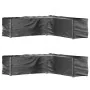 Fundas muebles jardín forma de L 2 uds 20 ojales 300x300x90 cm de vidaXL, Fundas para muebles de jardín - Ref: Foro24-3155376...