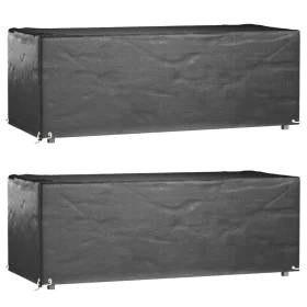 Garden furniture covers 2 units 8 eyelets rectangular 192x82x65 cm by vidaXL, Garden furniture covers - Ref: Foro24-3155349, ...