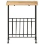 Solid mango wood and steel magazine rack 40x30x50 cm by vidaXL, Magazine racks - Ref: Foro24-286465, Price: 98,34 €, Discount: %