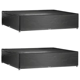 Fundas muebles de jardín 2 uds 16 ojales cuadrado 240x240x55 cm by vidaXL, Garden furniture covers - Ref: Foro24-3155355, Pri...