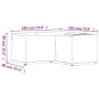 L-förmige Gartenmöbelabdeckungen 2 Einheiten 12 Ösen 185x185x90 cm von vidaXL, Abdeckungen für Gartenmöbel - Ref: Foro24-3155...