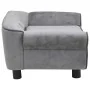 Gray plush dog sofa 72x45x30 cm by vidaXL, Beds for dogs - Ref: Foro24-170951, Price: 88,73 €, Discount: %