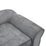 Gray plush dog sofa 72x45x30 cm by vidaXL, Beds for dogs - Ref: Foro24-170951, Price: 88,73 €, Discount: %