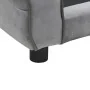 Gray plush dog sofa 72x45x30 cm by vidaXL, Beds for dogs - Ref: Foro24-170951, Price: 88,73 €, Discount: %
