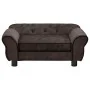 Plush brown dog sofa 72x45x30 cm by vidaXL, Beds for dogs - Ref: Foro24-170952, Price: 95,60 €, Discount: %