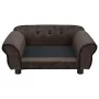 Plush brown dog sofa 72x45x30 cm by vidaXL, Beds for dogs - Ref: Foro24-170952, Price: 95,60 €, Discount: %