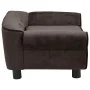 Plush brown dog sofa 72x45x30 cm by vidaXL, Beds for dogs - Ref: Foro24-170952, Price: 95,60 €, Discount: %
