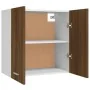 Hängender Schrank aus Eichenholz in Braun 60x31x60 cm von vidaXL, Küchenschränke - Ref: Foro24-815113, Preis: 61,96 €, Rabatt: %