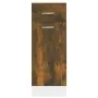 Smoked oak engineered wood kitchen base cabinet by vidaXL, Kitchen cabinets - Ref: Foro24-815567, Price: 55,20 €, Discount: %