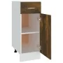 Smoked oak engineered wood kitchen base cabinet by vidaXL, Kitchen cabinets - Ref: Foro24-815567, Price: 55,20 €, Discount: %