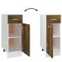 Küchenunterschrank aus geräuchertem Eichenholzwerkstoff von vidaXL, Küchenschränke - Ref: Foro24-815567, Preis: 55,20 €, Raba...
