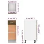 Smoked oak engineered wood kitchen base cabinet by vidaXL, Kitchen cabinets - Ref: Foro24-815567, Price: 55,20 €, Discount: %