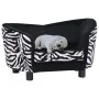 Black plush dog sofa 68x38x38 cm by vidaXL, Beds for dogs - Ref: Foro24-170962, Price: 92,38 €, Discount: %