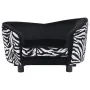Black plush dog sofa 68x38x38 cm by vidaXL, Beds for dogs - Ref: Foro24-170962, Price: 92,38 €, Discount: %