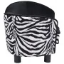 Black plush dog sofa 68x38x38 cm by vidaXL, Beds for dogs - Ref: Foro24-170962, Price: 92,38 €, Discount: %