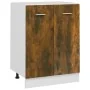 Smoked oak engineered wood oven cabinet 60x46x81.5 cm by vidaXL, Kitchen cabinets - Ref: Foro24-815561, Price: 55,99 €, Disco...