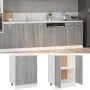 Unterer Küchenschrank aus grauem Sperrholz, 60 x 46 x 81,5 cm von vidaXL, Küchenschränke - Ref: Foro24-815562, Preis: 74,39 €...