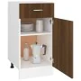 Unterschrank für Küche aus braunem Ingenieurholz 40x46x81,5 cm von vidaXL, Küchenschränke - Ref: Foro24-815572, Preis: 53,45 ...