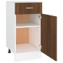 Unterschrank für Küche aus braunem Ingenieurholz 40x46x81,5 cm von vidaXL, Küchenschränke - Ref: Foro24-815572, Preis: 53,45 ...