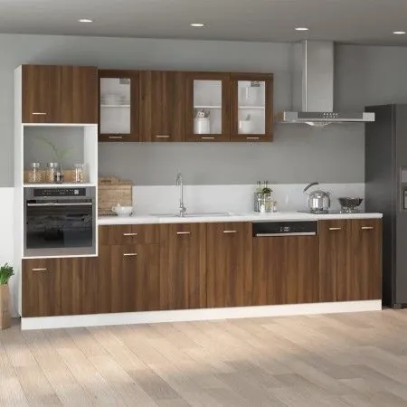 Ofenschrank aus geräuchertem Eichenholz, 60 x 46 x 81,5 cm von vidaXL, Küchenschränke - Ref: Foro24-815563, Preis: 63,54 €, R...
