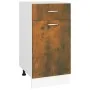 Smoked oak engineered wood kitchen base cabinet by vidaXL, Kitchen cabinets - Ref: Foro24-815570, Price: 53,70 €, Discount: %